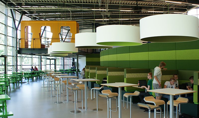 onderwijs-gebouw groen studieplekken