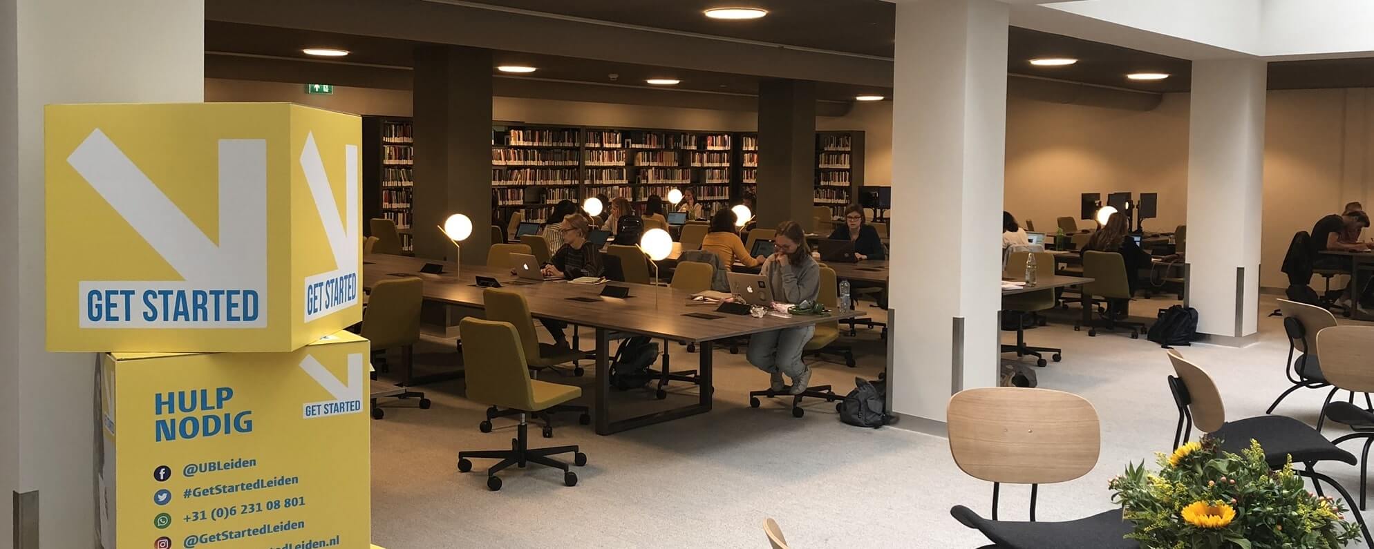 Opening bibliotheek Universiteit Leiden: werken en ontmoeten