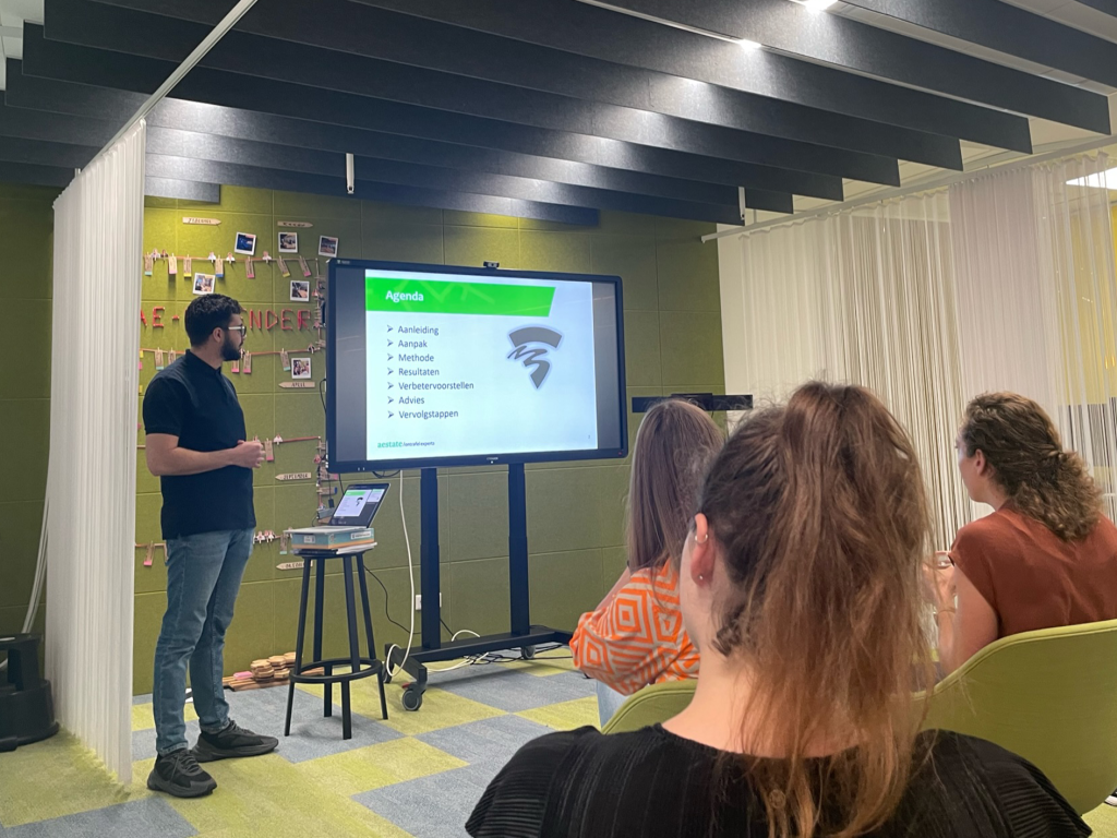 Eindpresentaties afstudeerders Eindpresentaties afstudeerders